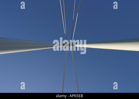 New suspension footbridge over the northern orbital road Haydon Wick Swindon Stock Photo