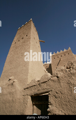 Saad Bin Saud Palace abandoned city of Old Diriyah, Riyadh, Kingdom of Saudi Arabia Stock Photo