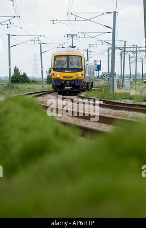 First group class 365 train approaching Littleport railway station ...