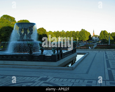 Fountain of life in Gustav Vigeland / Frogner Park, Oslo Stock Photo