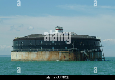 No Mans Land Fort in the Solent England Stock Photo