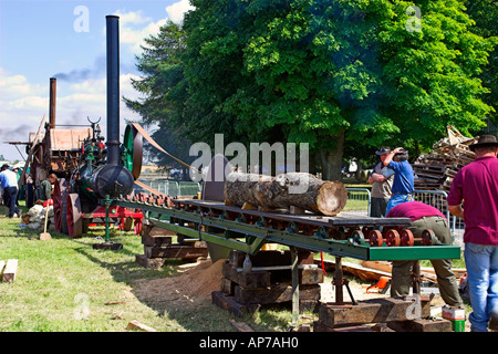 Belt Driven Saw Gloucester Steam Extravanganza August 2005 Stock Photo