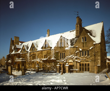The Old Bell Hotel, Malmesbury, Wiltshire, UK. Stock Photo