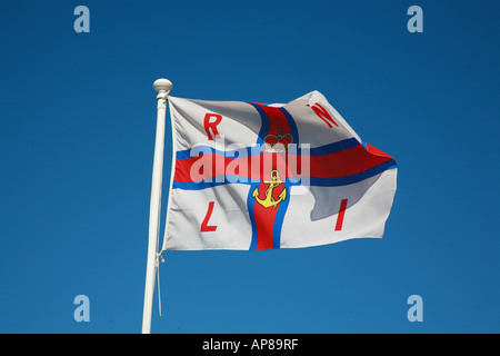 Royal National Lifeboat Institute flag Stock Photo
