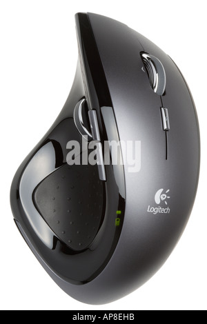 Logitech wireless mouse Stock Photo