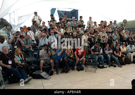 Pohotgraphers at Cannes Film Festival Cannes Farance Stock Photo