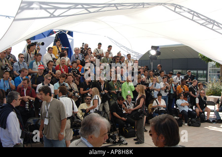 Pohotgraphers at Cannes Film Festival Cannes Farance Stock Photo