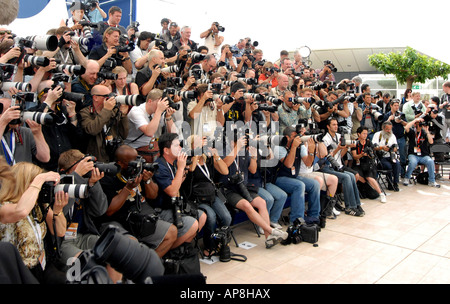 Pohotgraphers at Cannes Film Festival Cannes Farance Stock Photo