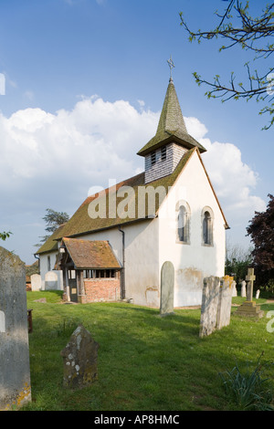 The Norman church at Wisley, Surrey UK Stock Photo