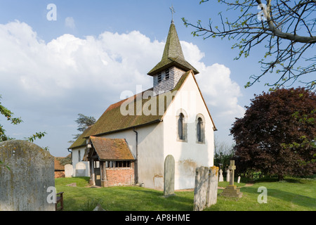 The Norman church at Wisley, Surrey UK Stock Photo