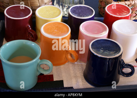 Colorful Cups Stock Photo