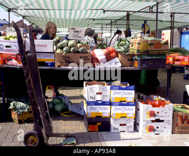 fruit and veg for sale in Maidstone Market