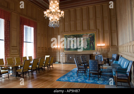 Munch Room Radhus City Hall Oslo Norway Stock Photo - Alamy