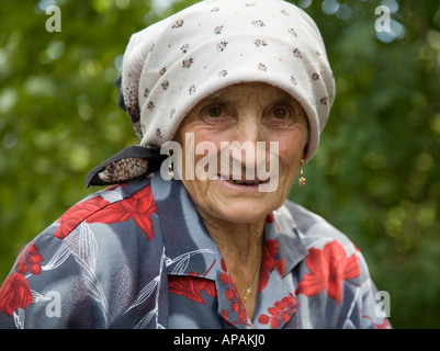 Old Lady With Donkey Sepina Italy Europe Stock Photo