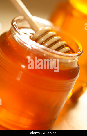 honey pots Stock Photo