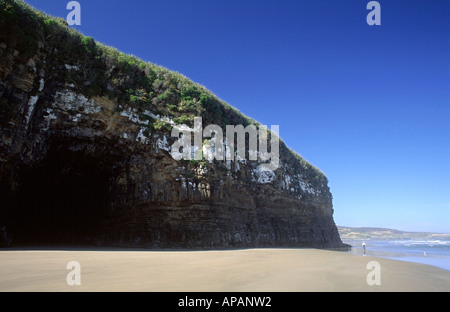 Cathedral Caves Catlins Otago South Island New Zealand Stock Photo