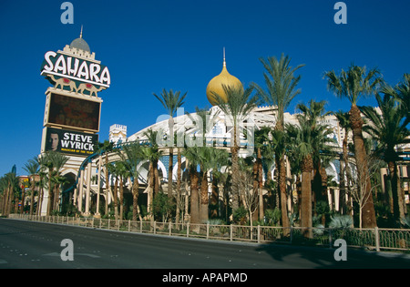The Sahara Hotel and Casino, Las Vegas, Nevada, USA Stock Photo