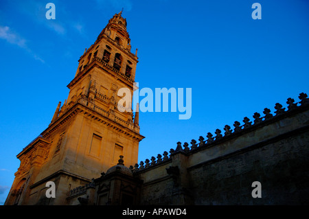 Tower of the Cathedral of Cordoba, Cordoba, Andalusia, Spain. Stock Photo