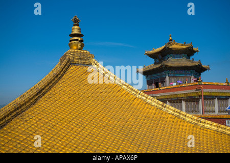 Architectures in the Temple of the Potaraka Doctrine Chengde Stock Photo