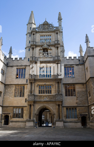 Old Schools Quadrangle Bodleian Library Oxford University Stock Photo