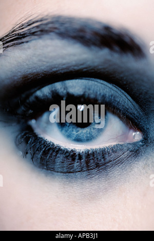 Close up of an open human eye Stock Photo