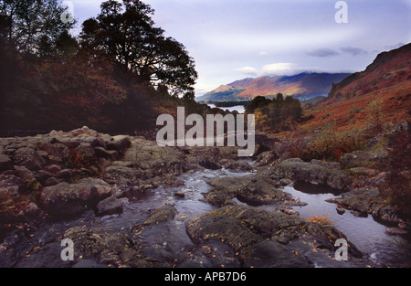 Ashness Bridge in Autumn Stock Photo