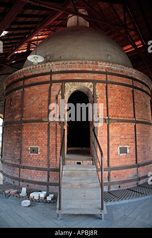 The Four des Casseaux porcelain firing oven at Limoges Stock Photo