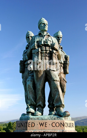 Commando Memorial at Spean Bridge Stock Photo