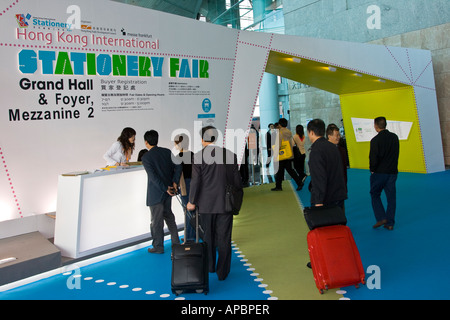 Hong Kong International Stationery Fair Convention and Exhibiton Centre Stock Photo