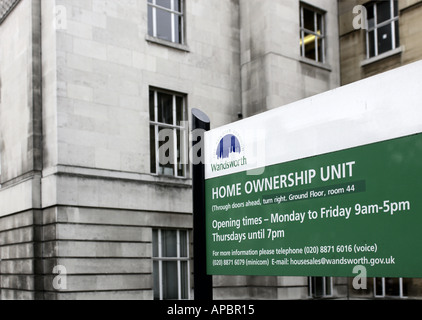 Home ownership unit in Wandsworth London Stock Photo