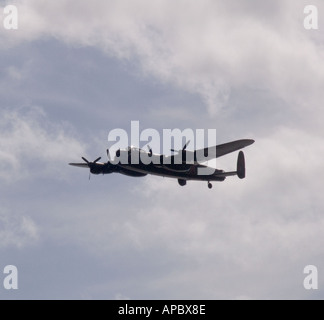 UK September Avro Lancaster from the Battle of Britain Memorial Flight Stock Photo