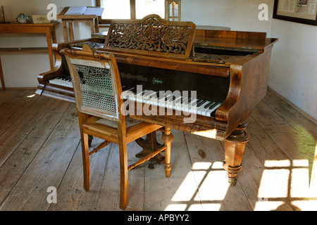 Gustav Mahler house in Steinbach at Attersee lake, Salzkammergut, Upper Austria Stock Photo