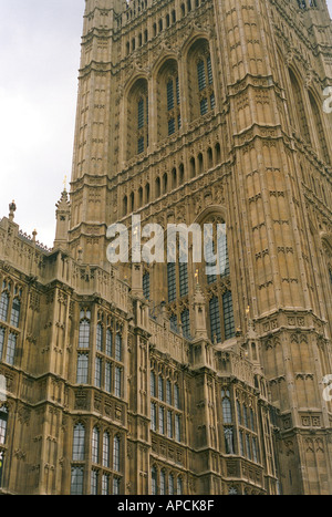 architectural detail at the houses of parliament in westminster london Stock Photo