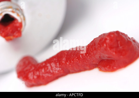 tomato puree Stock Photo