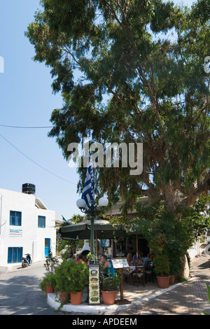 The Island Restaurant In Gouves Crete With The Dia In The Background 