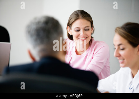 Professionals in a meeting. Stock Photo