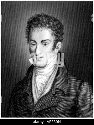 Irving, Washington, 3.4.1783 -  28.11.1859, American author/writer, portrait, steel engraving, 19th century, , Artist's Copyright has not to be cleared Stock Photo