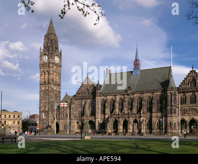 Town Hall, Rochdale, Greater Manchester, England, UK. Stock Photo