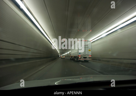 The Eisenhower tunnel on Interste         The Eisenhower Tunnel on Interstate #70 in the Rocky Mountains. Stock Photo