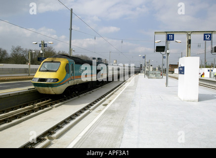 The new St Pancras Interim Railway Station in London part of the Channel Tunnel Rail Link Stock Photo