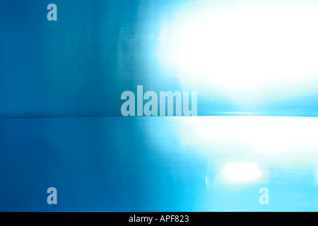 water surface with bubbles seen from under water turned by 180 degrees Stock Photo