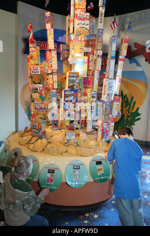 Michigan Battle Creek,Cereal City USA,Kellogg's,exhibit exhibition collection MI051020056 Stock Photo
