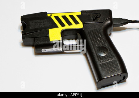 Non-Lethal Use of Force Police Standard Issue Taser Electric Stun Gun Stock Photo