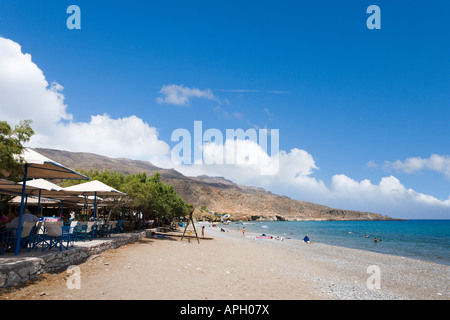 Beach, Kato Zakros, Lasithi Province, East Coast, Crete, Greece Stock Photo