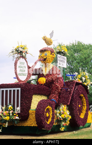 Spalding Flower Festival Annual Parade Float Spring Flowers Petals Stock Photo