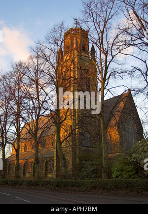 St Paul's Church. Heaton Moor, Stockport, Greater Manchester, United Kingdom. Stock Photo