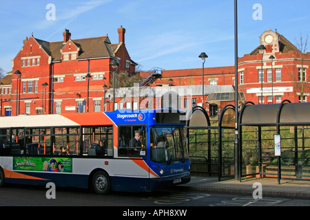 railway station Basingstoke old market town hampshire england uk gb Stock Photo