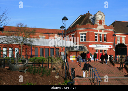 railway station Basingstoke old market town hampshire england uk gb Stock Photo