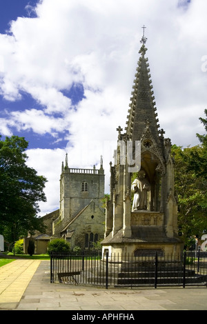 gloucester city centre gloucestershire midlands england bishop hooper monument Stock Photo