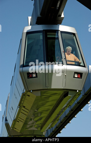 Skytrain, Duesseldorf International Airport, Germany. Stock Photo